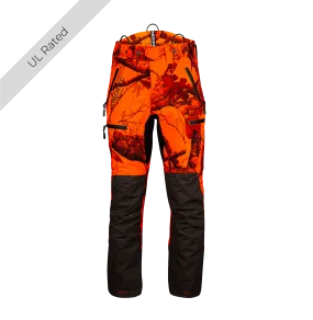 AT4060 UL - Breatheflex Pro Realtree Chainsaw Pants Design A/Class 1 - Orange