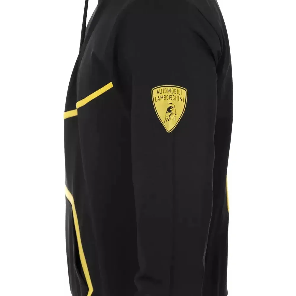 Automobili Lamborghini Black Polyester Men Sweater