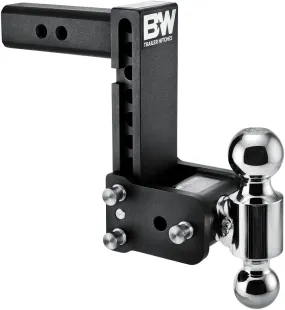 B&W Trailer Hitches Tow & Stow Adjustable Trailer Hitch Ball Mount - TS10040B