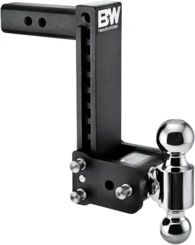 B&W Trailer Hitches Tow & Stow Adjustable Trailer Hitch Ball Mount - TS10043B