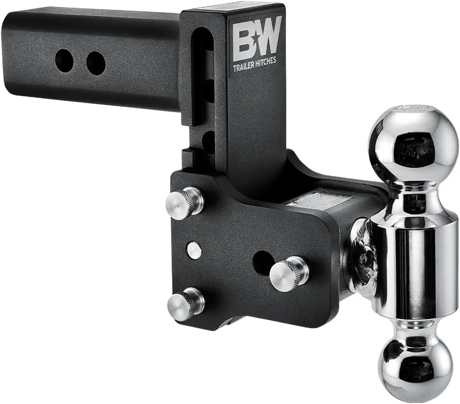 B&W Trailer Hitches Tow & Stow Adjustable Trailer Hitch Ball Mount - TS20037B