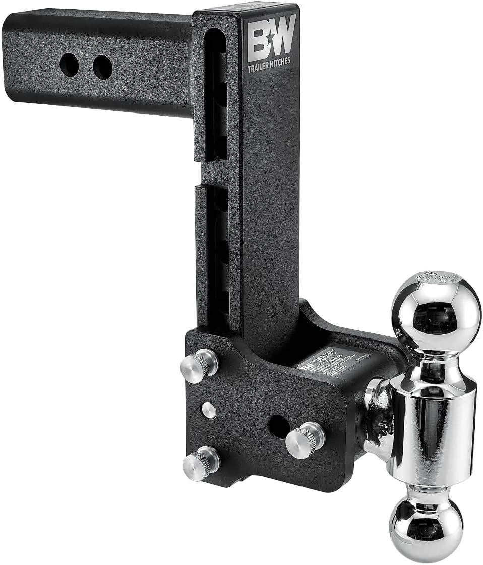 B&W Trailer Hitches Tow & Stow Adjustable Trailer Hitch Ball Mount - TS20043B