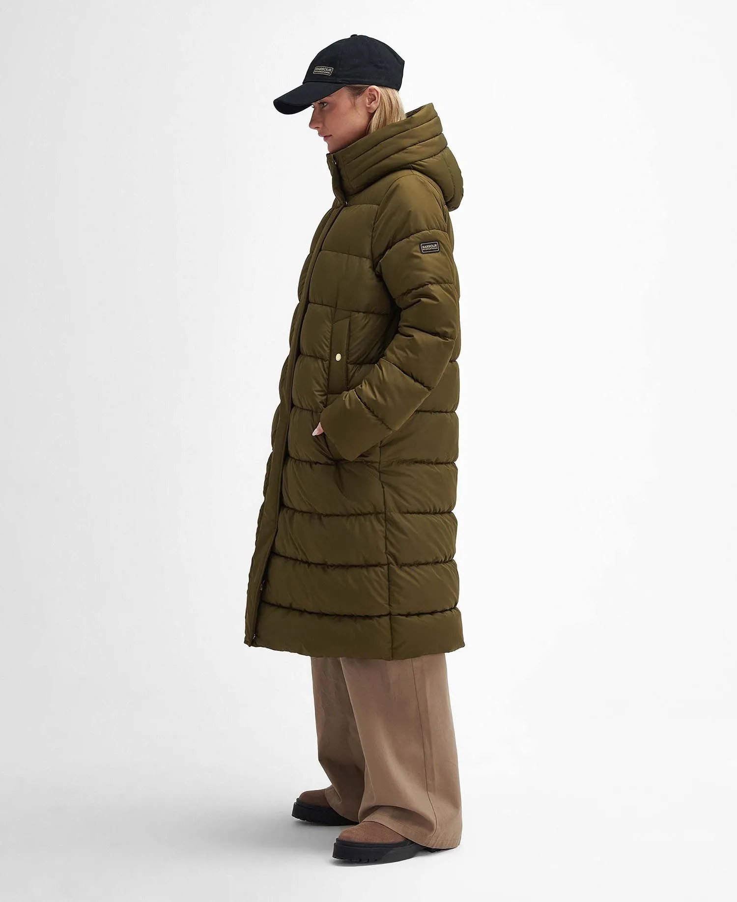 Barron Longline Puffer Jacket- Empire Green