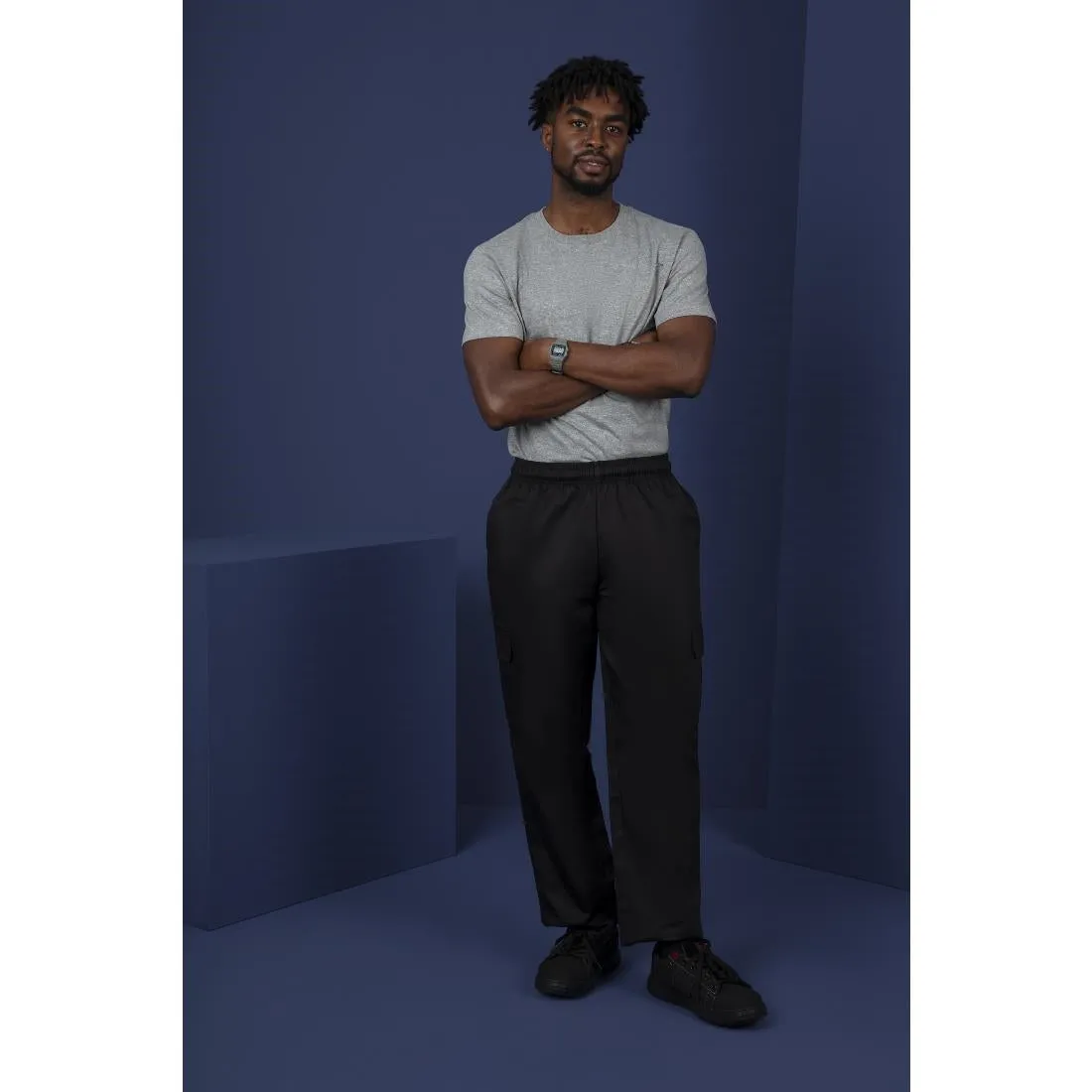 BB700-L Whites Cargo Pants L