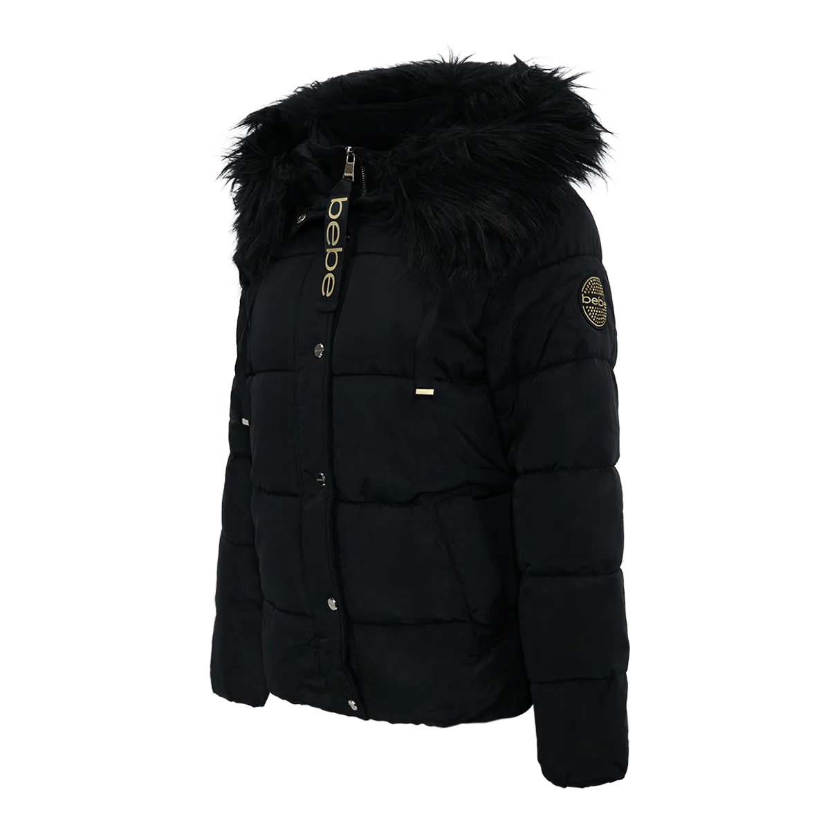 Bebe Women's Bib Puffer Jacket