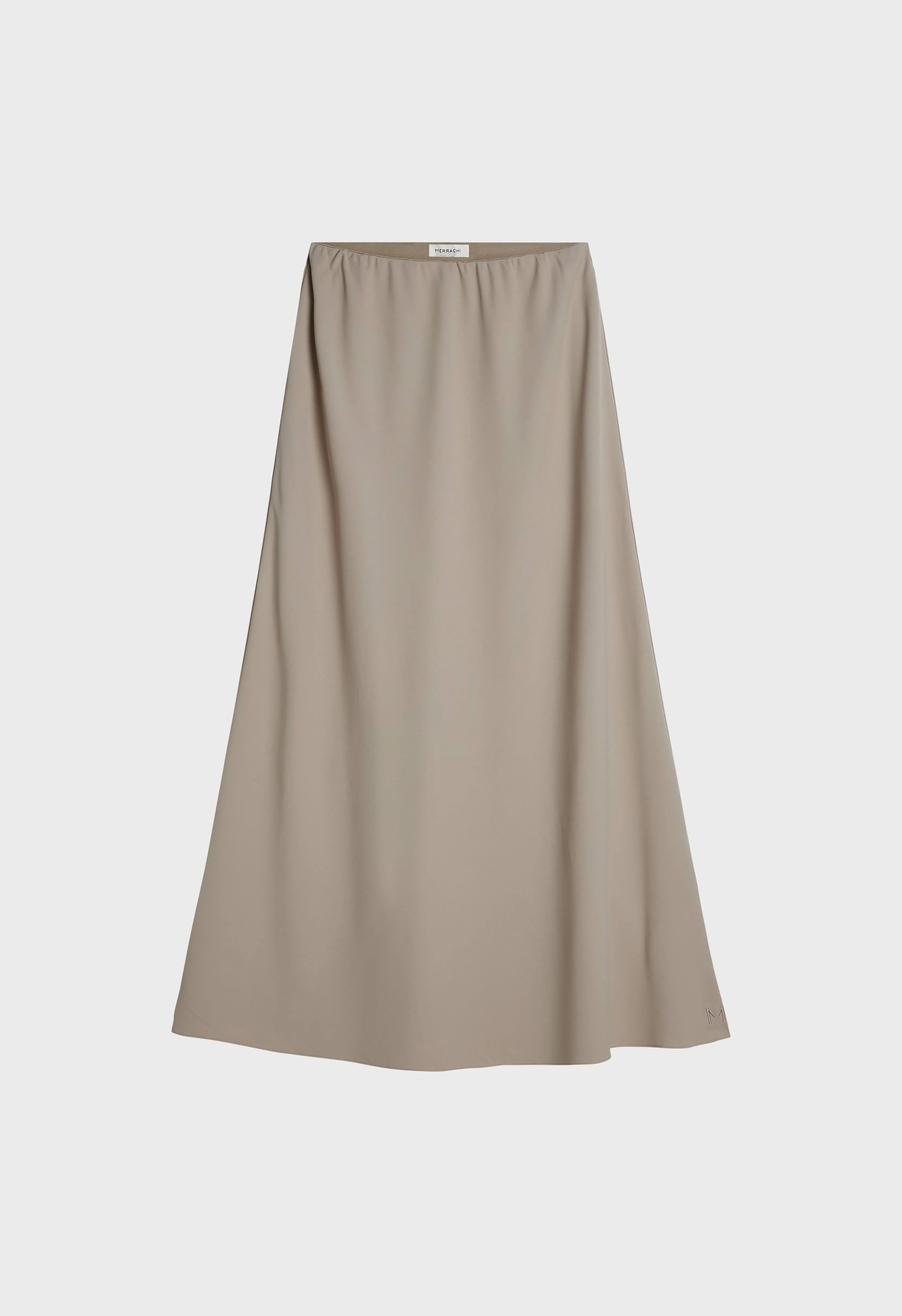 Bias Elastic Skirt | Cashmere