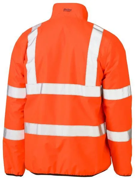 Bisley Taped Hi Vis Reversible Puffer Jacket (BJ6350HT)