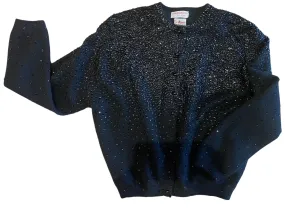 Black Hand Decorated Cashmere Sweater