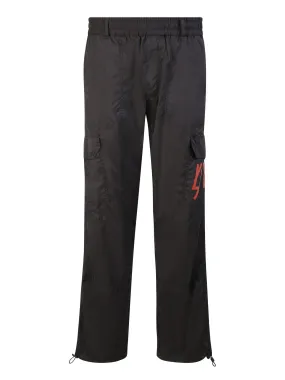 Black sports cargo pants