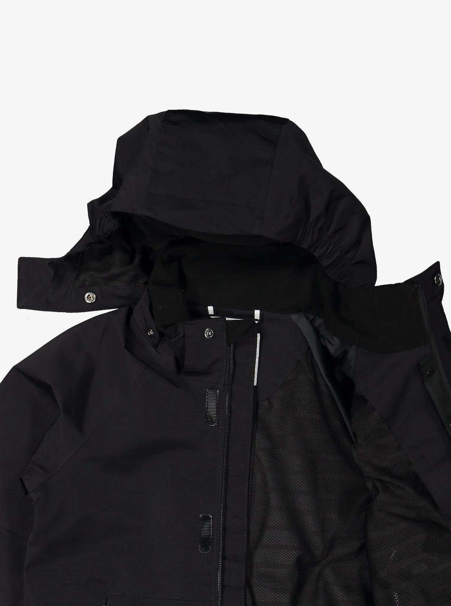 Black Waterproof Kids School Coat