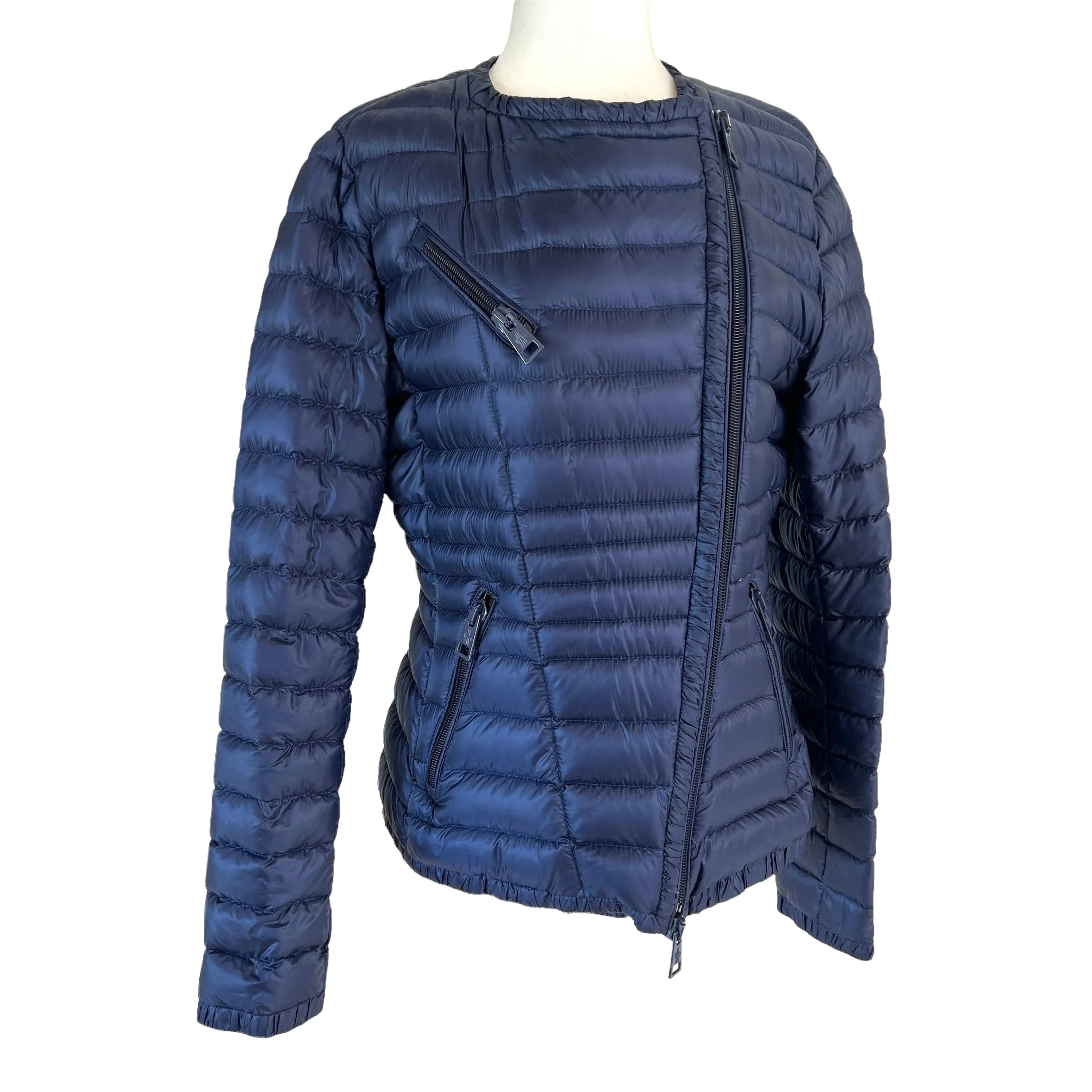 Blue Mid Season Down Jacket - 3