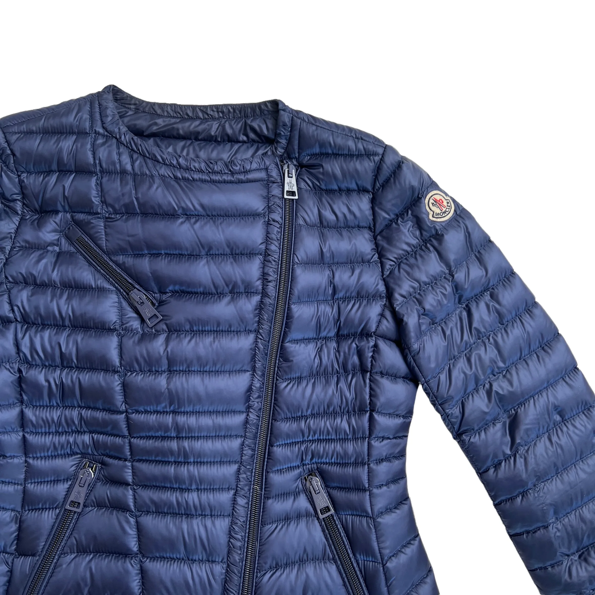 Blue Mid Season Down Jacket - 3