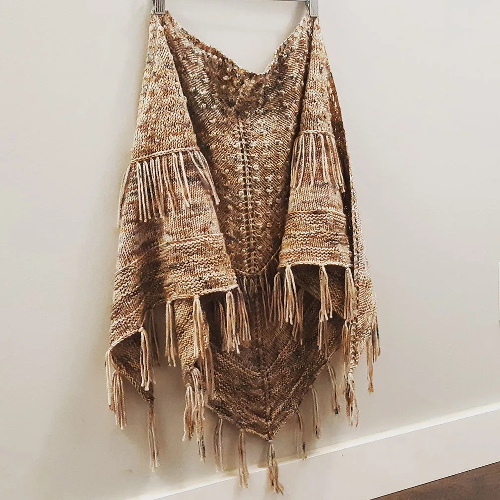 Boho Beats Shawl {knitting pattern}