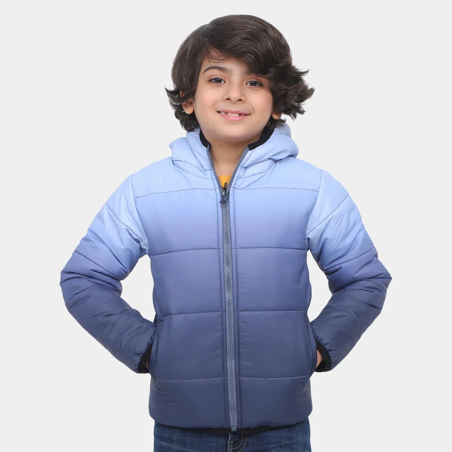 Boys Hooded Jacket Dip Dye