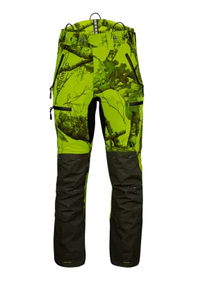 Breatheflex Pro Realtree Chainsaw Trousers Lime Type C