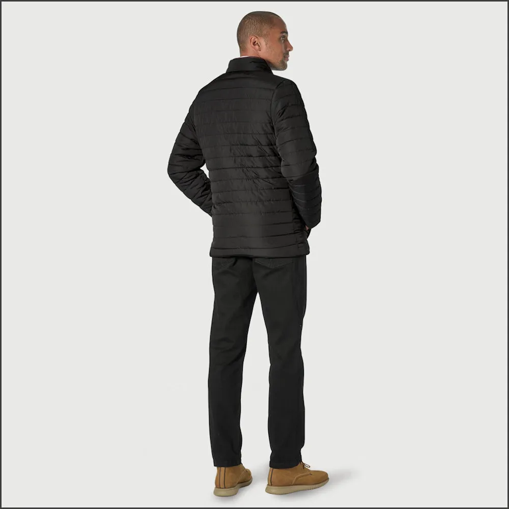 Brook Taverner Orlando Black Quilted Puffer Jacket Casual --