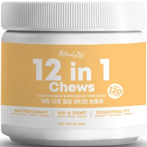 'BUNDLE DEAL': Altimate Pet 12 In 1 Multivitamin Dog Supplement Chews 300g