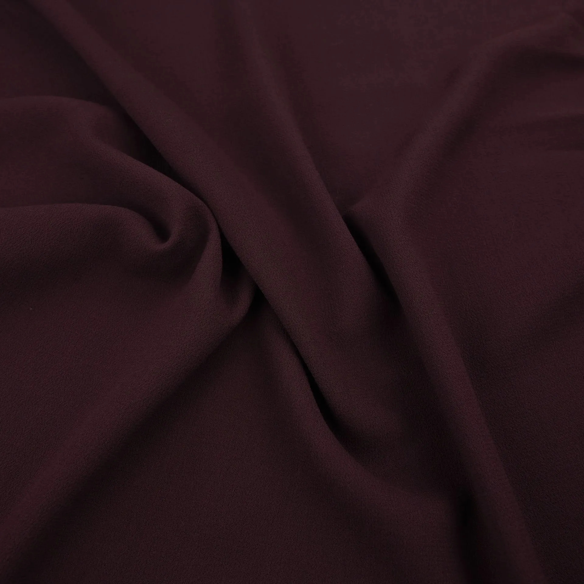 Burgundy Double Weave Crepe Fabric 96863