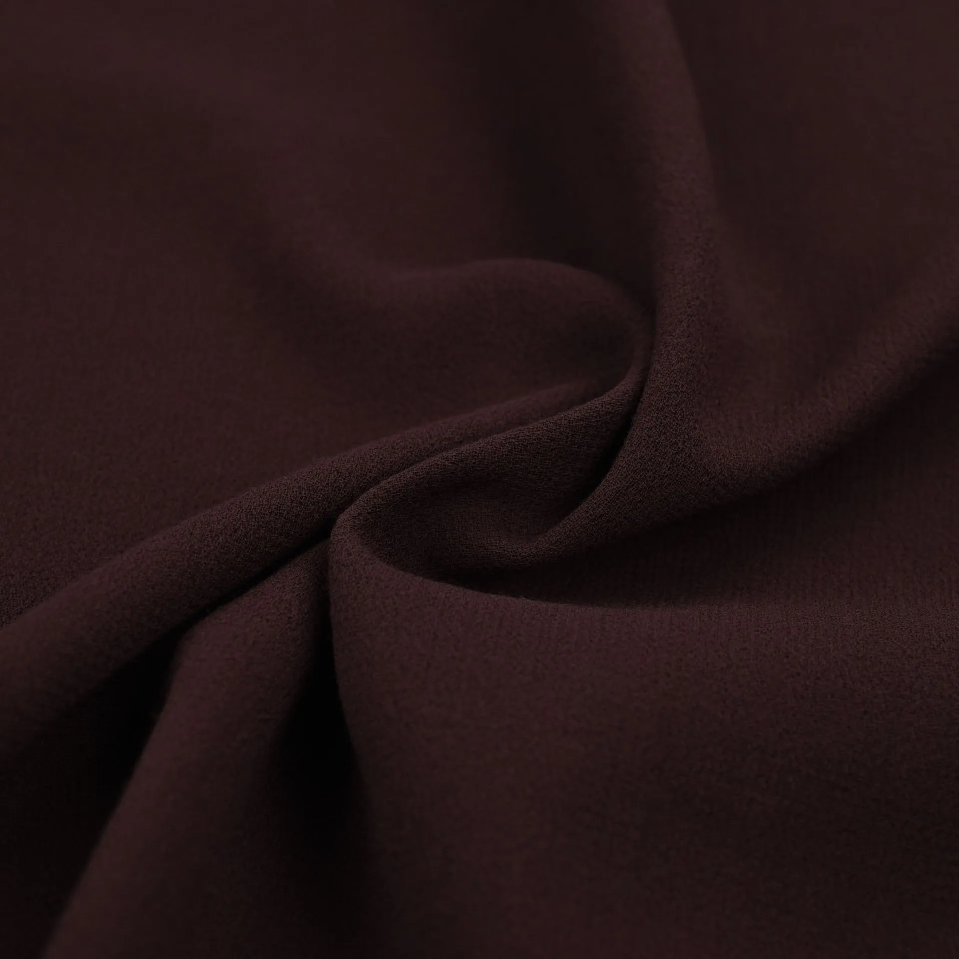 Burgundy Double Weave Crepe Fabric 96863