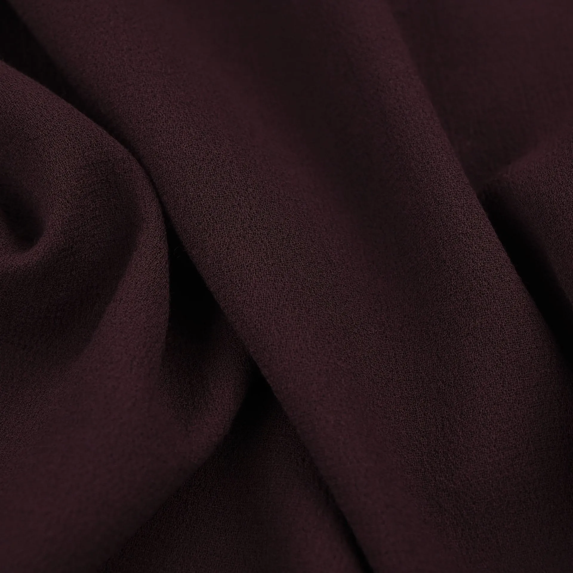 Burgundy Double Weave Crepe Fabric 96863