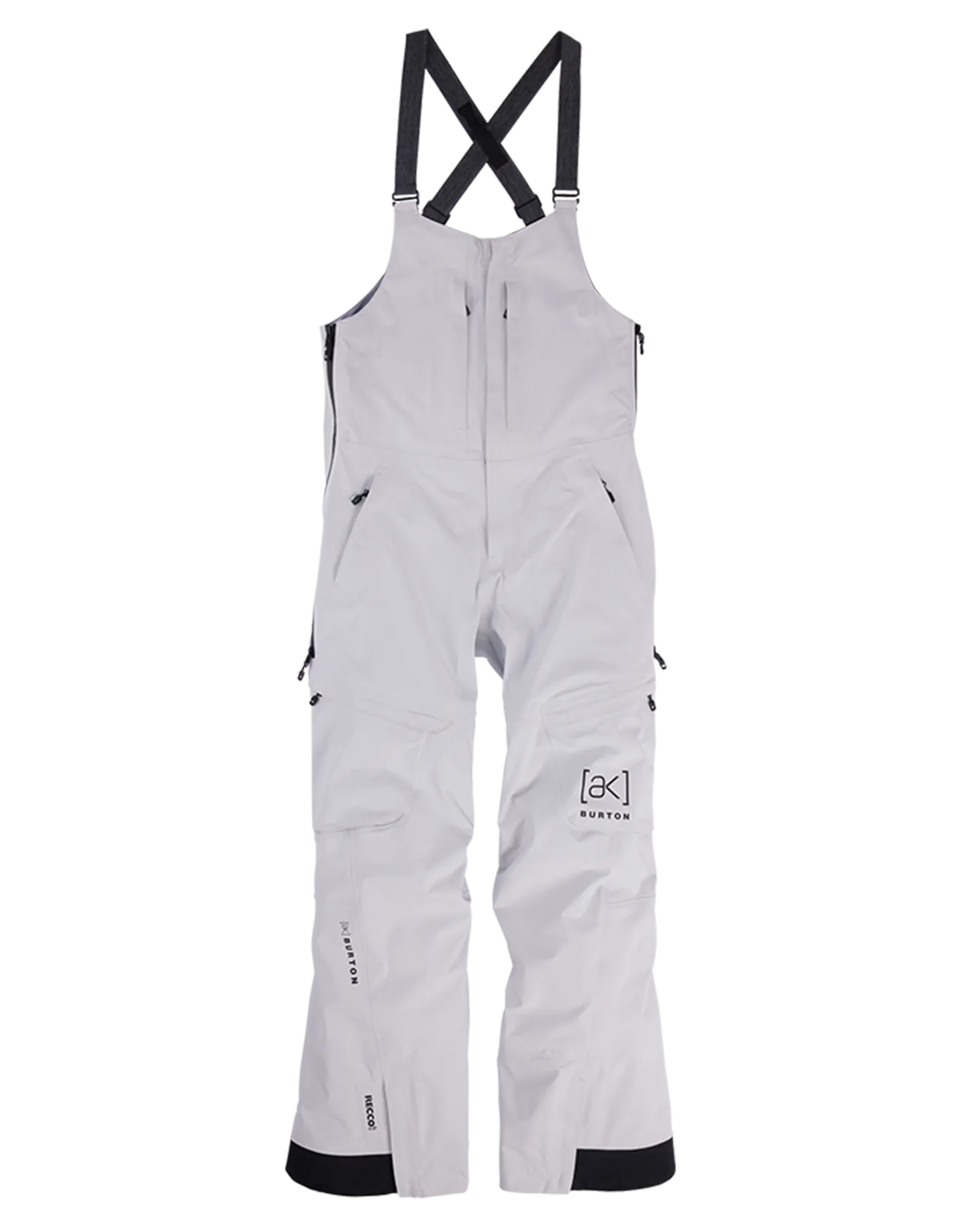 Burton Women's [ak]® Kimmy Gore‑Tex 3L Stretch Bib Snow Pants - Gray Cloud