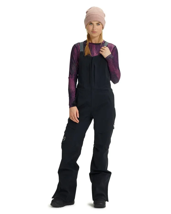 Burton Women's [ak]® Kimmy Gore‑Tex 3L Stretch Bib Snow Pants - True Black