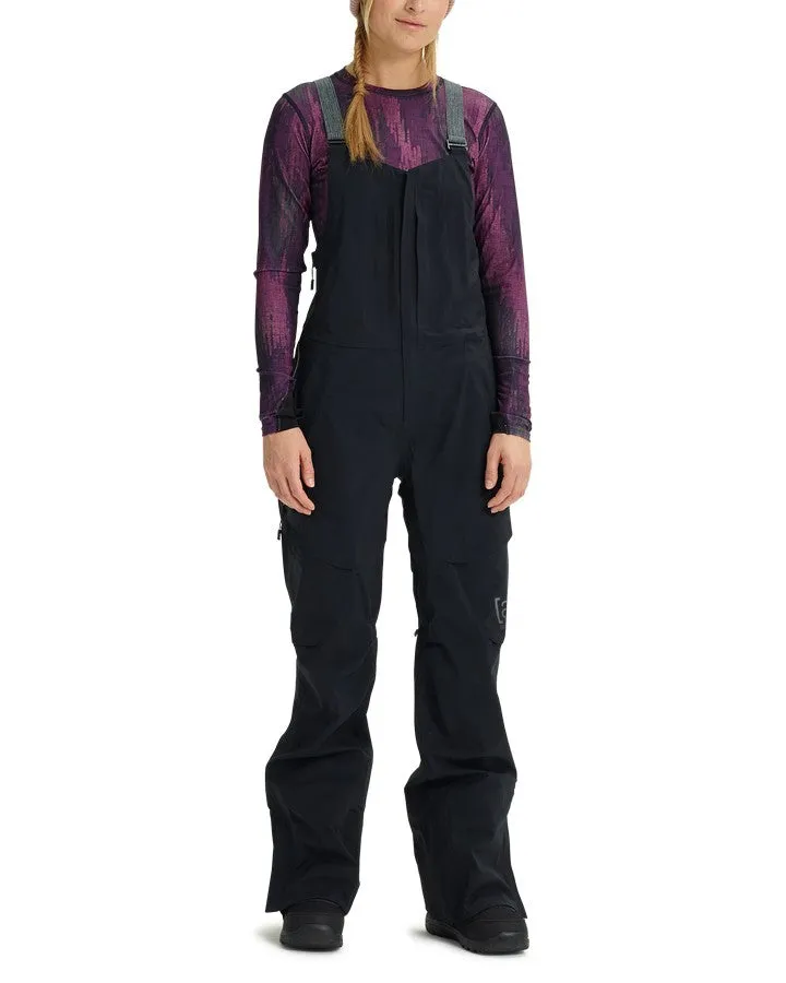 Burton Women's [ak]® Kimmy Gore‑Tex 3L Stretch Bib Snow Pants - True Black