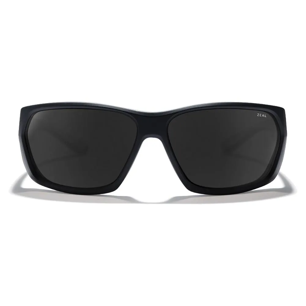 Caddis Polarized Sunglasses Matte Black and Dark Grey