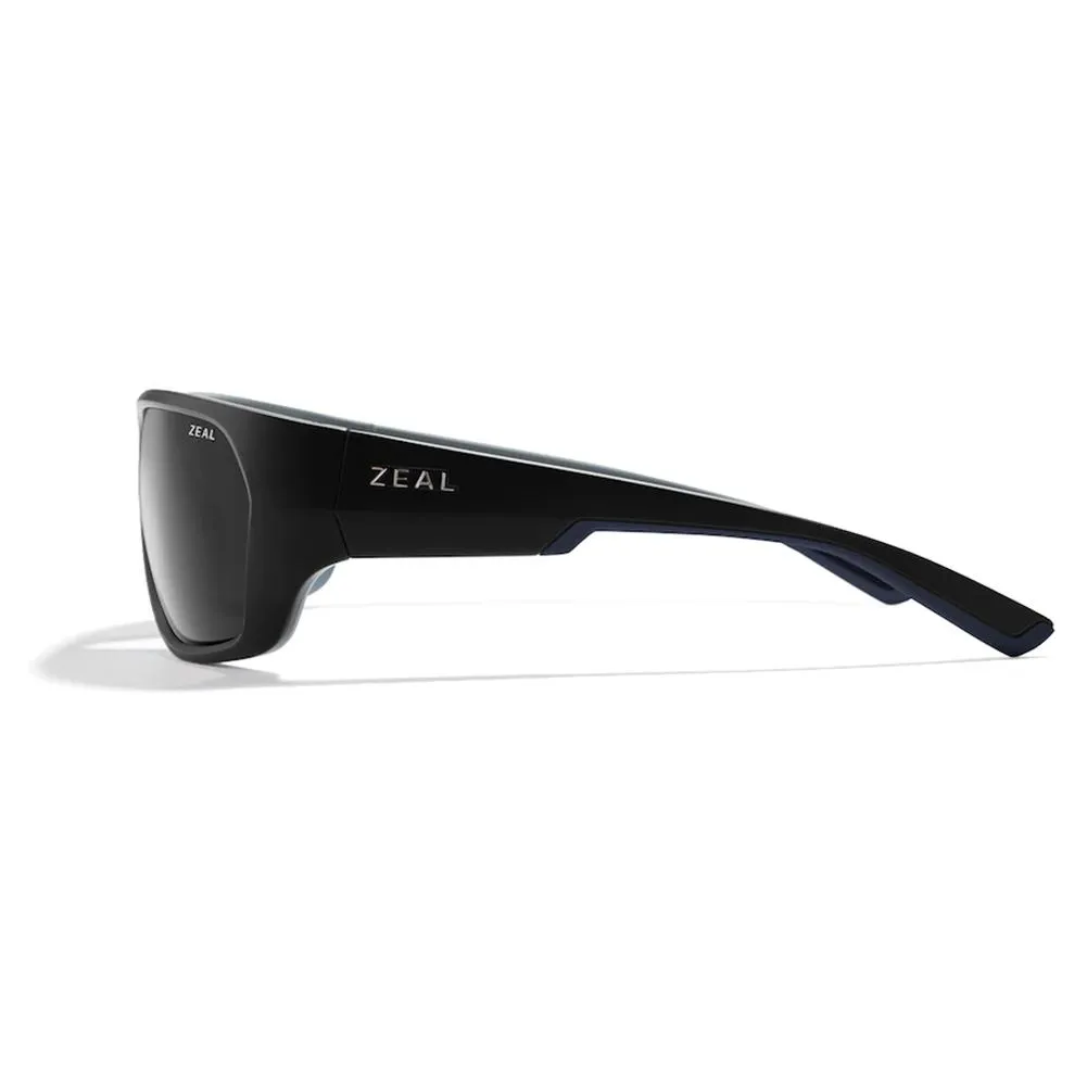 Caddis Polarized Sunglasses Matte Black and Dark Grey