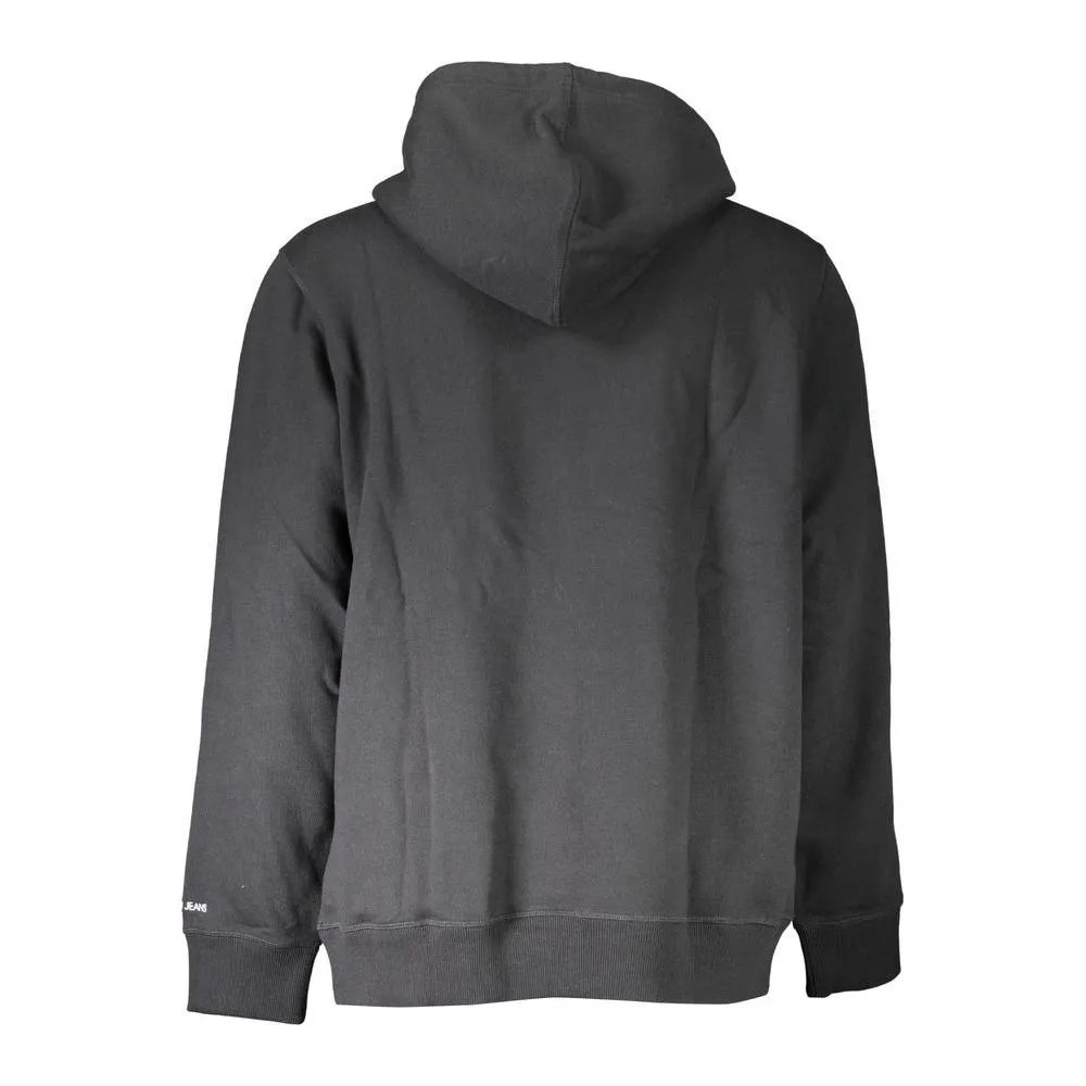 Calvin Klein Sleek Hooded Sweatshirt with Central Pocket