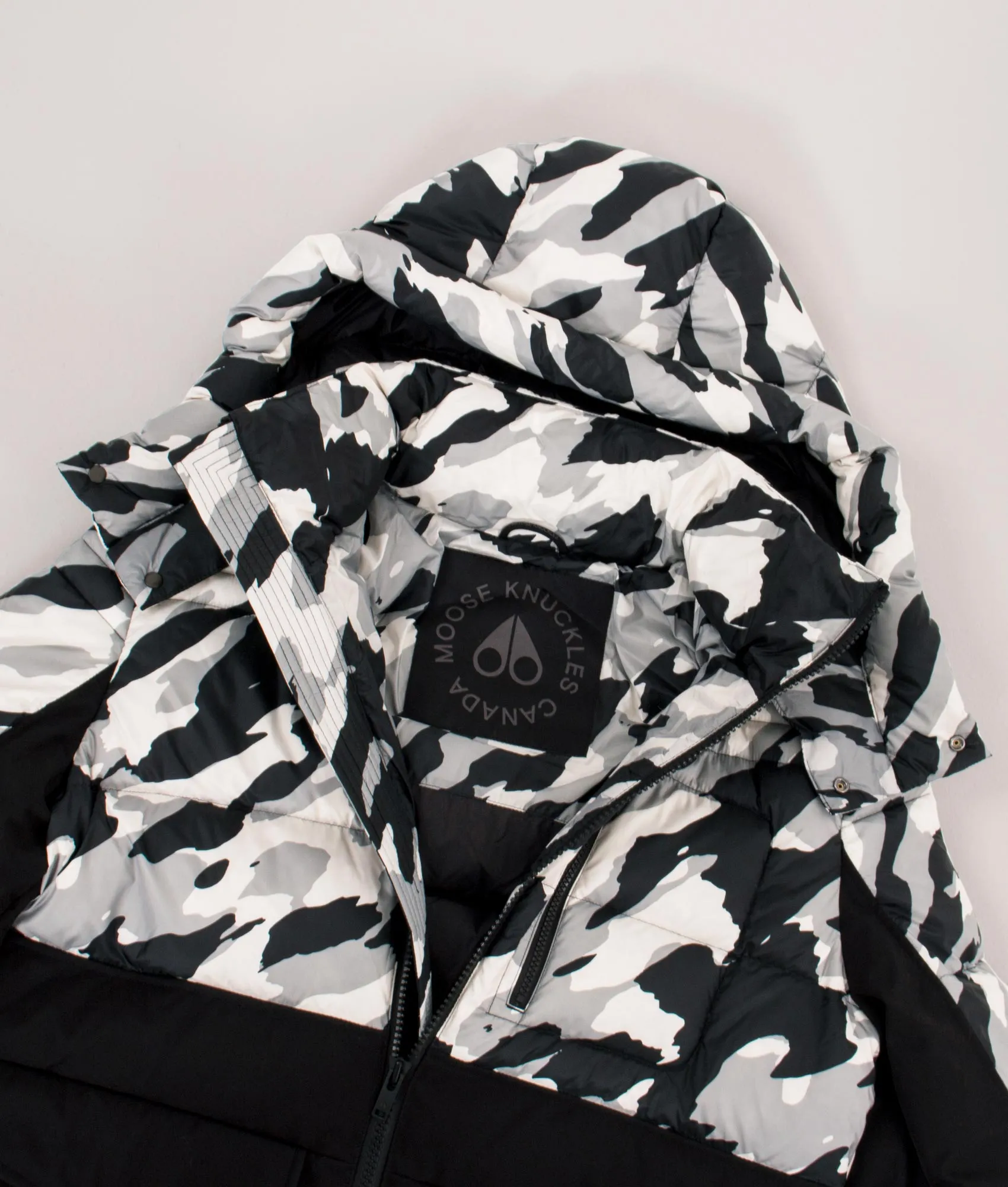 Camouflage Dugald Down Puffer Jacket