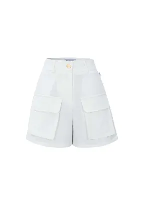 Cargo Pocket Pants White