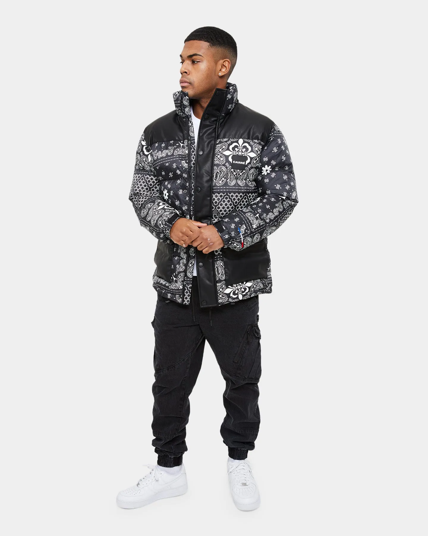 Carre Bandana Ultra Roadman Puffer Jacket Black