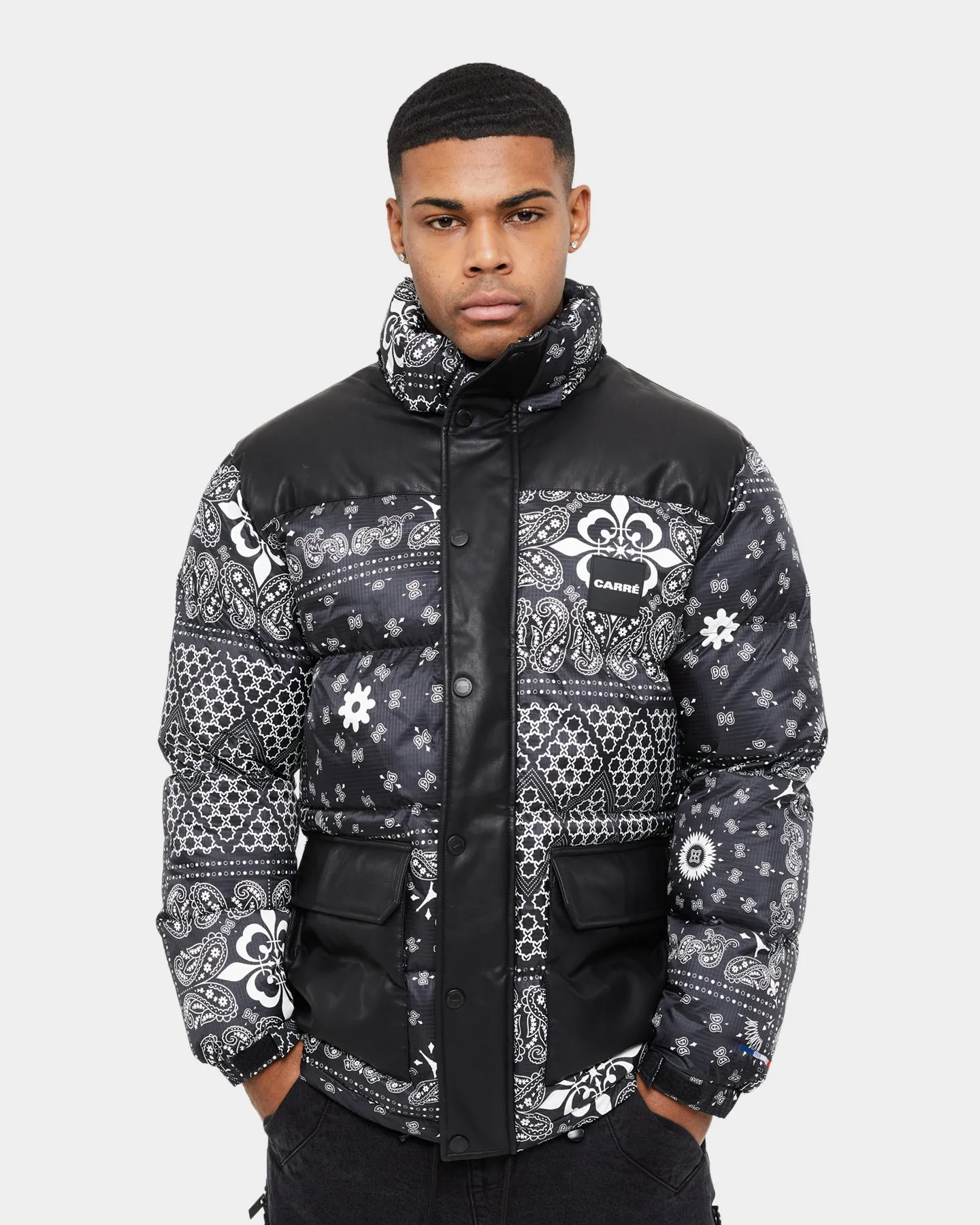 Carre Bandana Ultra Roadman Puffer Jacket Black