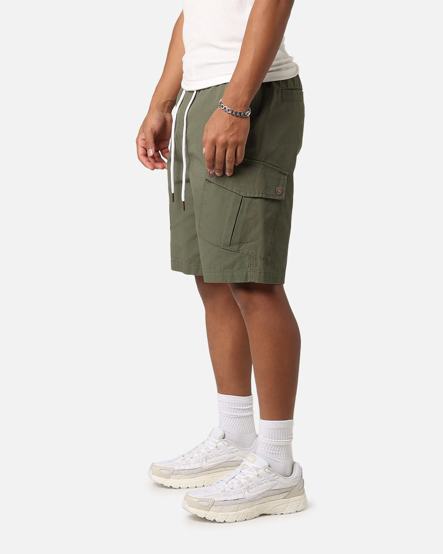 Carre Quality Cargo Shorts Green