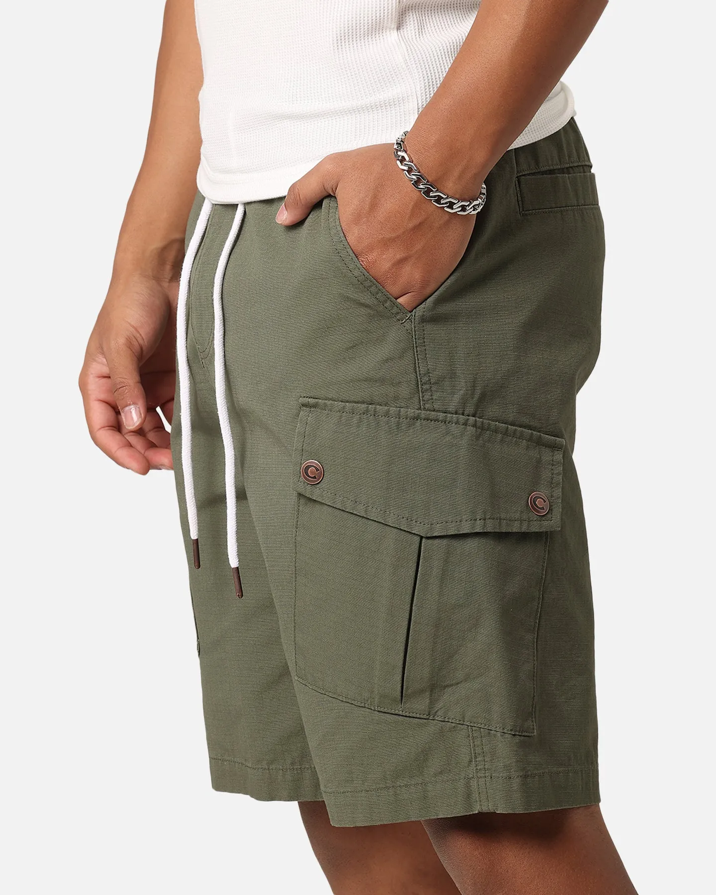 Carre Quality Cargo Shorts Green