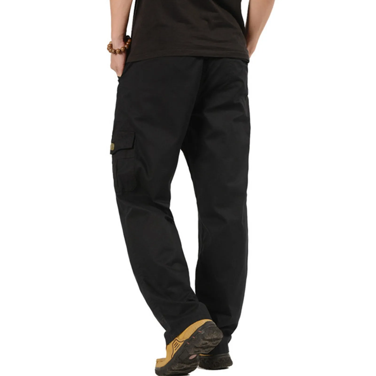 CASUAL 100%COTTON POCKET CARGO PANTS