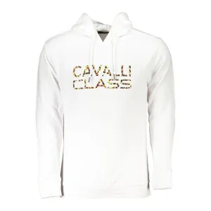 Cavalli Class White Cotton Men's Sweater