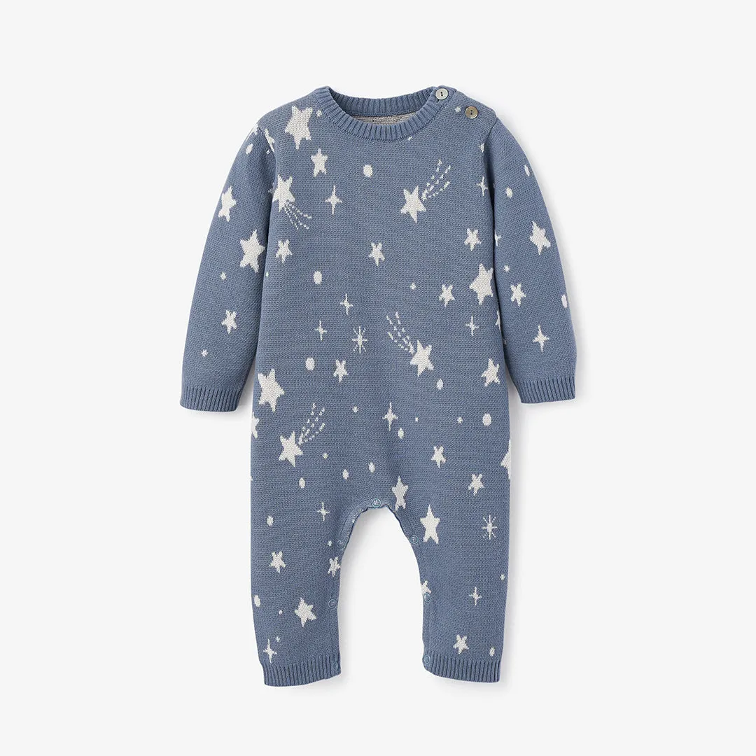 Celestial Knit Baby Jumpsuit