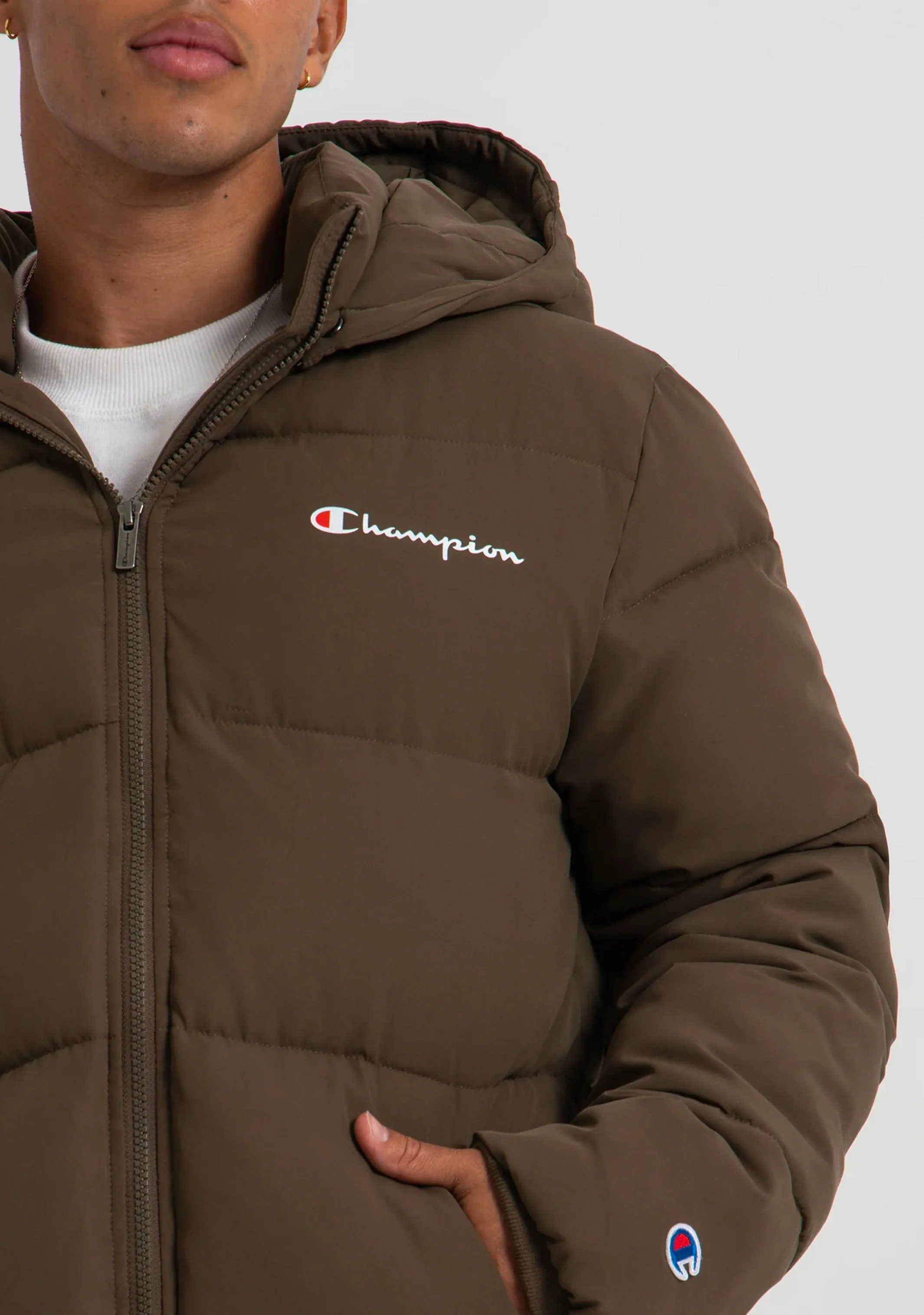 Champion Mens Rochester Athletic Puffer Jacket <br> AW93N LAM