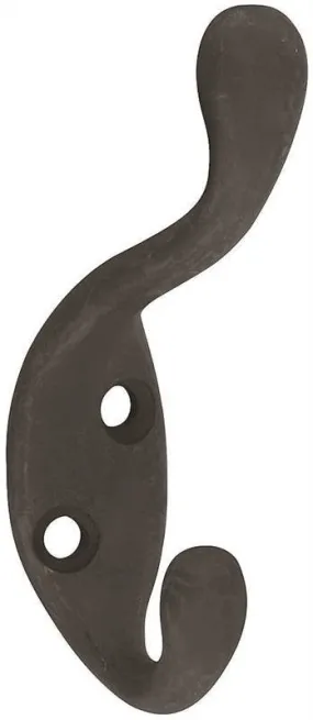 Coat-hat Hook 3in Zinc Bronze