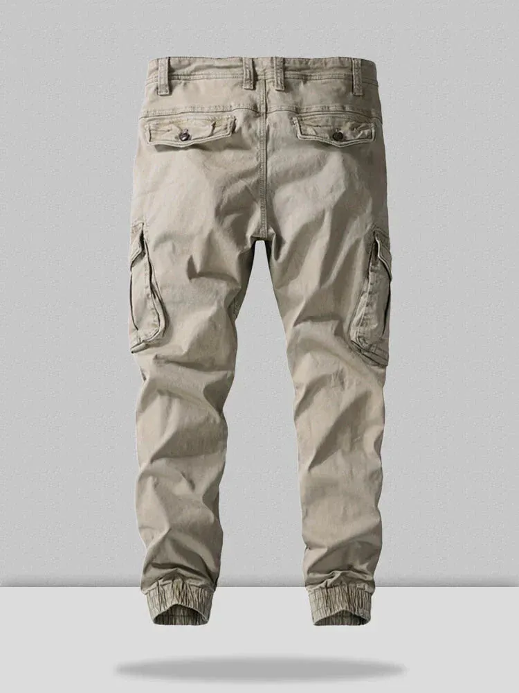 cotton style multi-pocket cargo pants