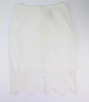 CUPCAKES & CASHMERE LACE IVORY SKIRT LADIES SIZE SMALL PRE-LOVED