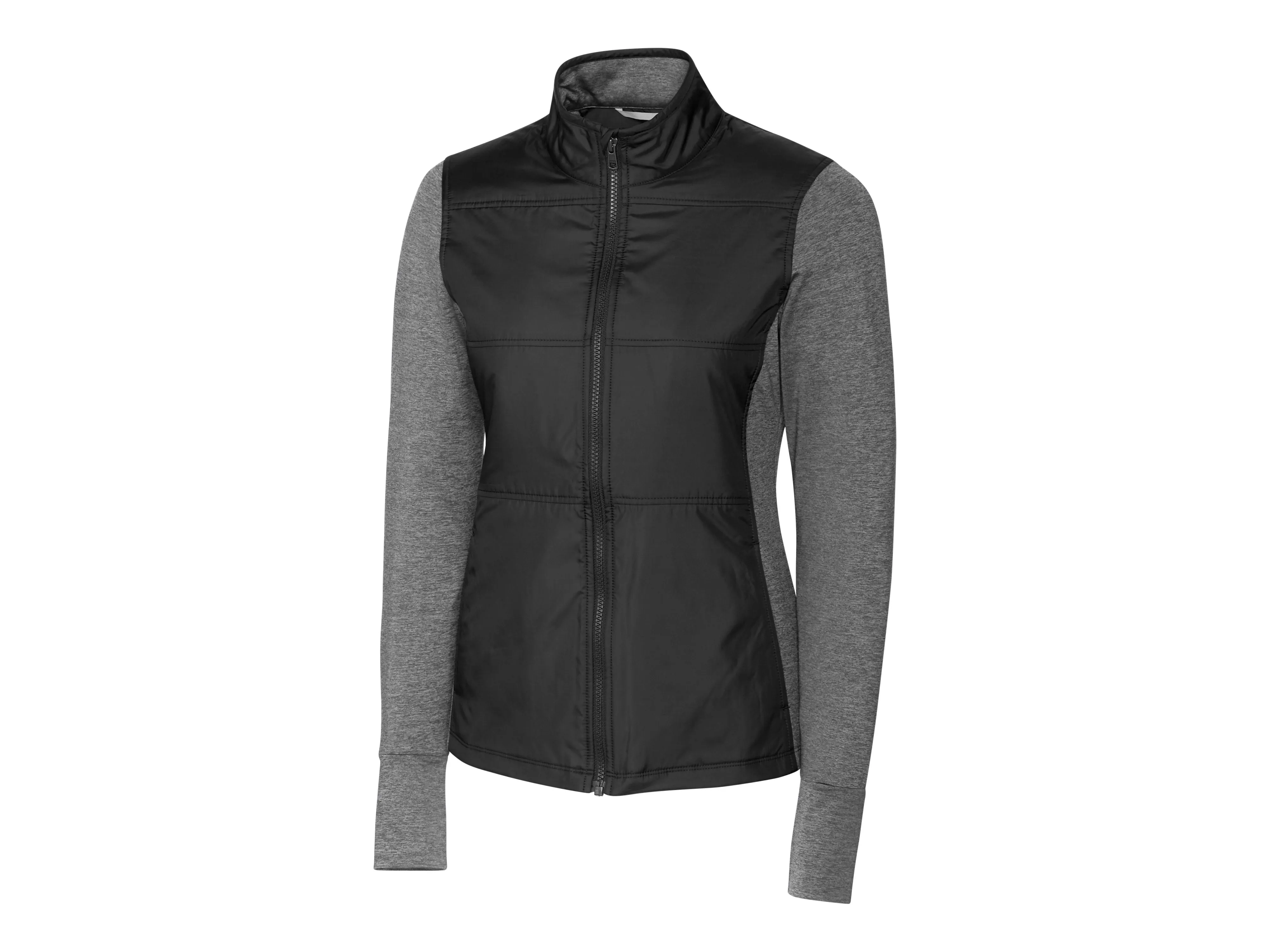 Cutter & Buck - Stealth Hybrid Quilted Womens Full Zip Windbreaker Jacket