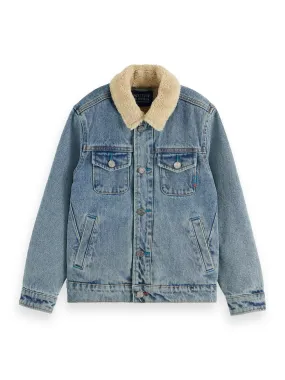 Denim Teddy Lining Jacket