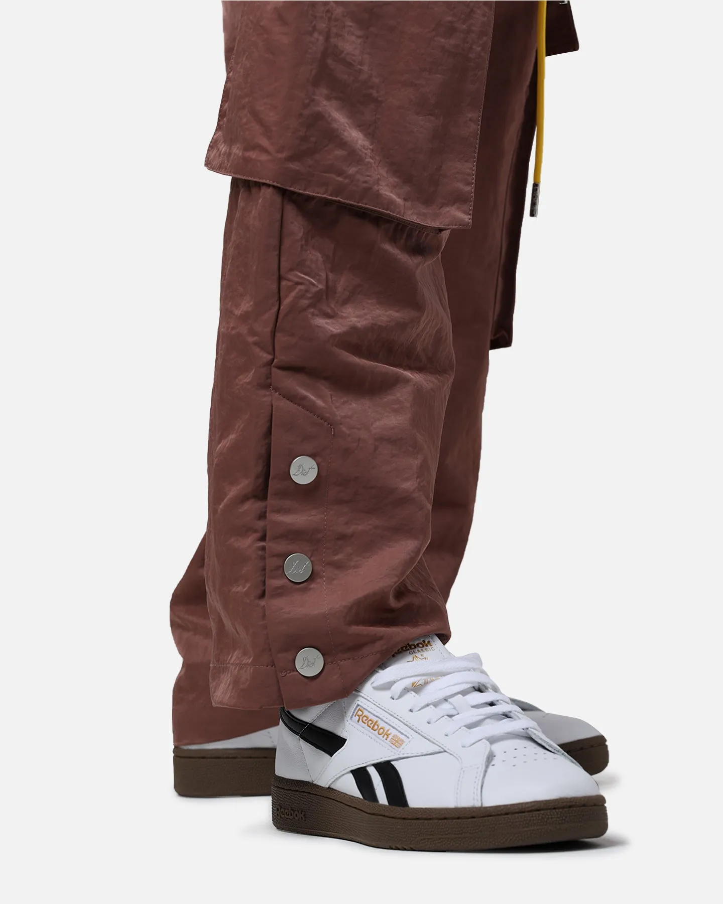 Diet Starts Monday Nylon Cargo Pants Dusty Rose