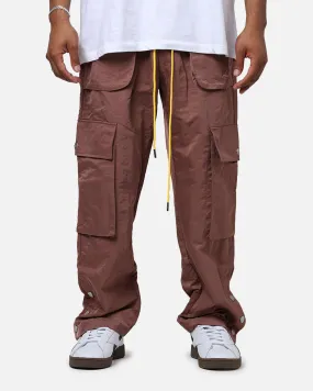 Diet Starts Monday Nylon Cargo Pants Dusty Rose