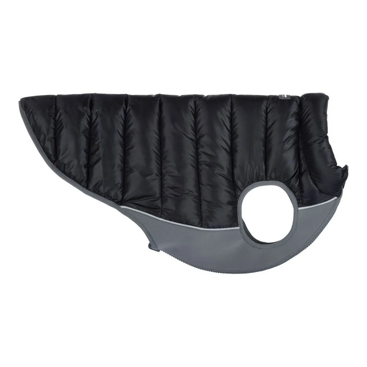 Dog Coat Red Dingo Puffer Black/Grey 25 cm