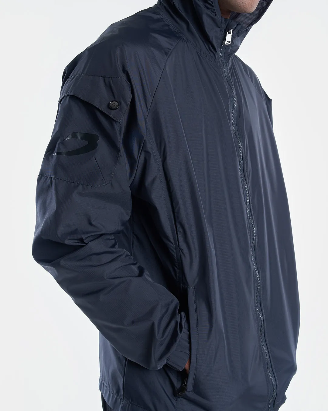 Dundee Windbreaker Jacket - Charcoal