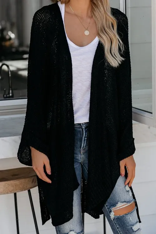 Dunnmall Long Sleeve Knit Cardigan